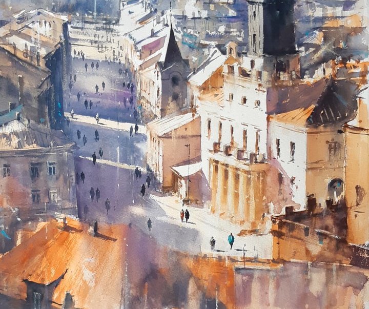 Gallery of Watercolor painting by Michał Jasiewicz-Poland