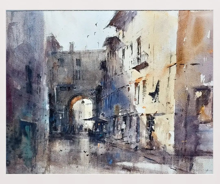 Gallery of Watercolor painting by Michał Jasiewicz-Poland