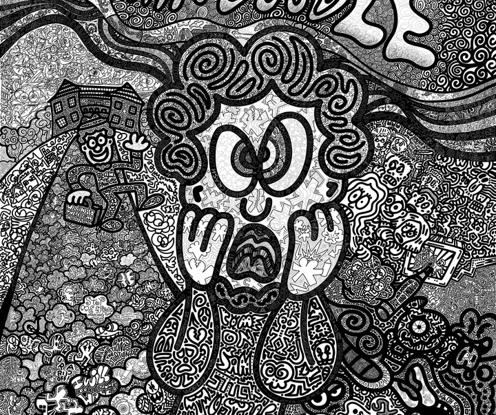 Gallery of Modern Art by Mr Doodle (Sam Cox) - UK