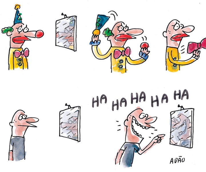 Gallery of cartoons by Adao Iturrusgarai - Brazil