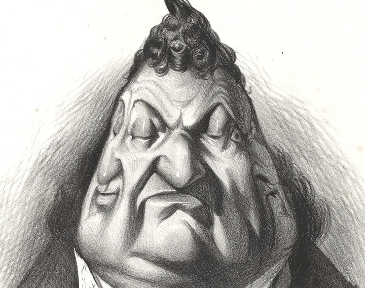 The most famous caricature of the King of France by Anoureh Daumier