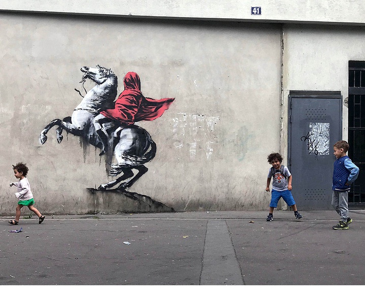 Gallery of Banksy Street artist-England