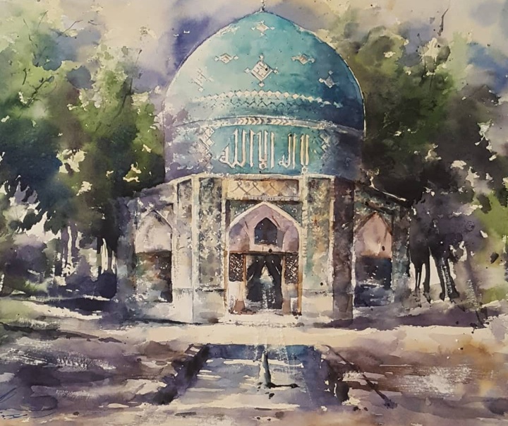 Gallery of Watercolor painting by Alireza Tabatabaee