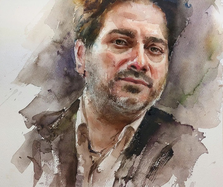 Gallery of Watercolor painting by Akbar Akbari- Iran