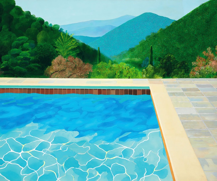Gallery of painting by David Hockney - England