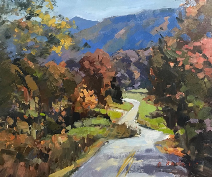 Gallery of Landscape Painting by Greg Barnes-USA