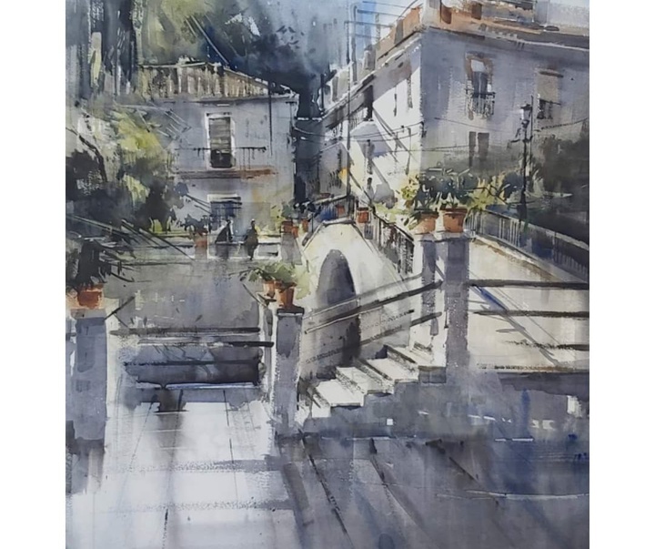 Gallery of Watercolor by Adrian Marmolejo Clarhed-Spain