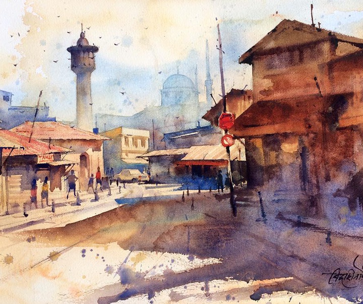 Gallery of Watercolors by Vikrant Shitole-India