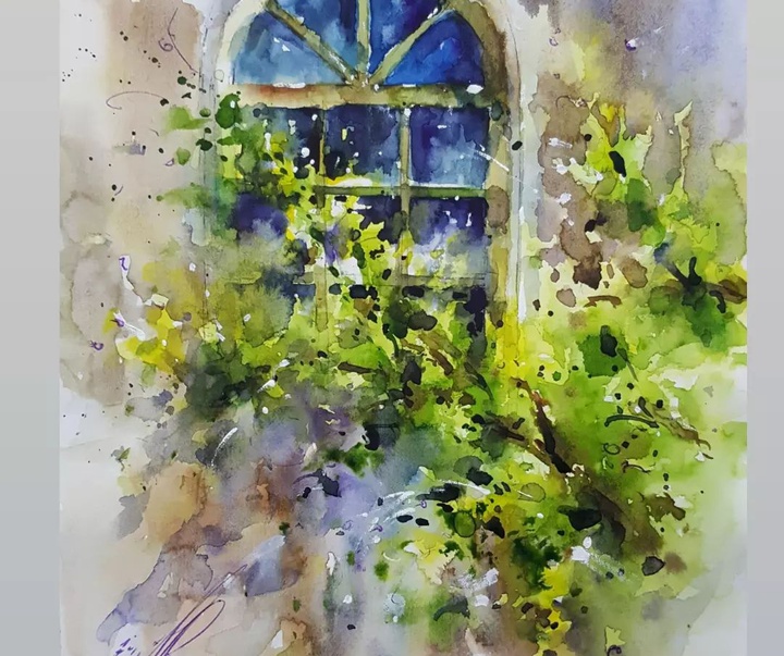 Gallery of Watercolor painting by Alireza Tabatabaee