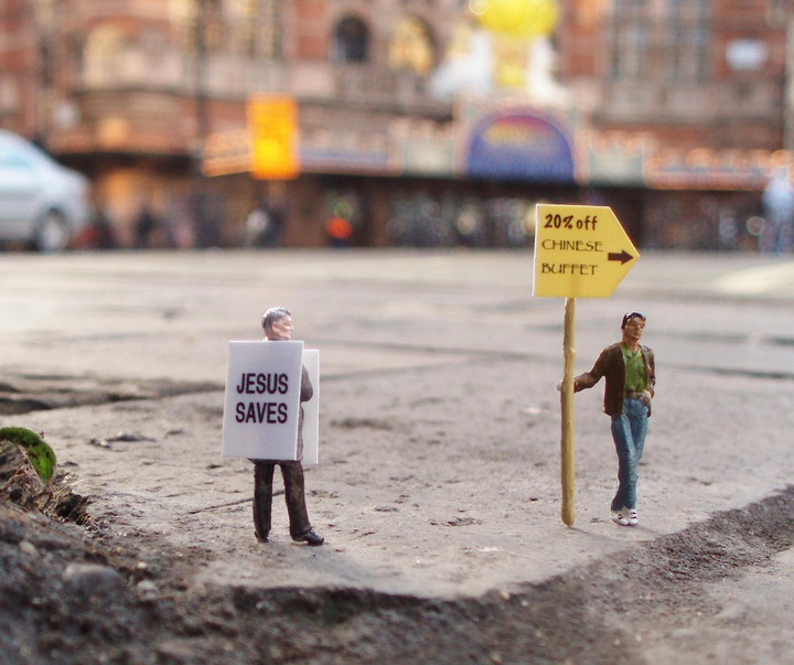 Gallery of Illustration by Slinkachu - England