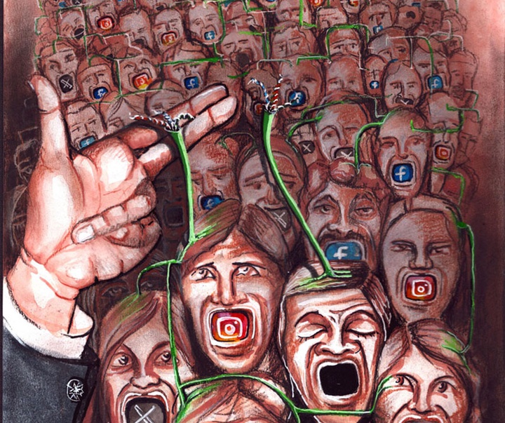 First Selection of the International Cartoon Contest “Terror Online”