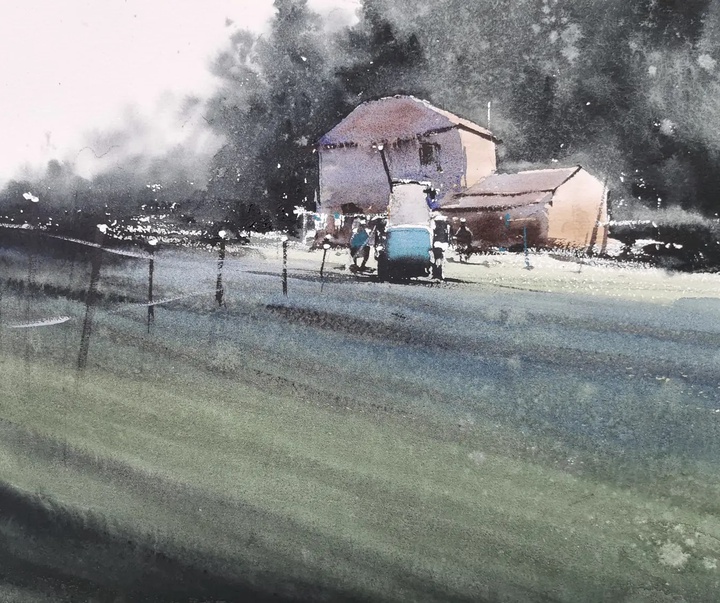 Gallery of Watercolor Painting by Pablo Garcia Avila-Spain