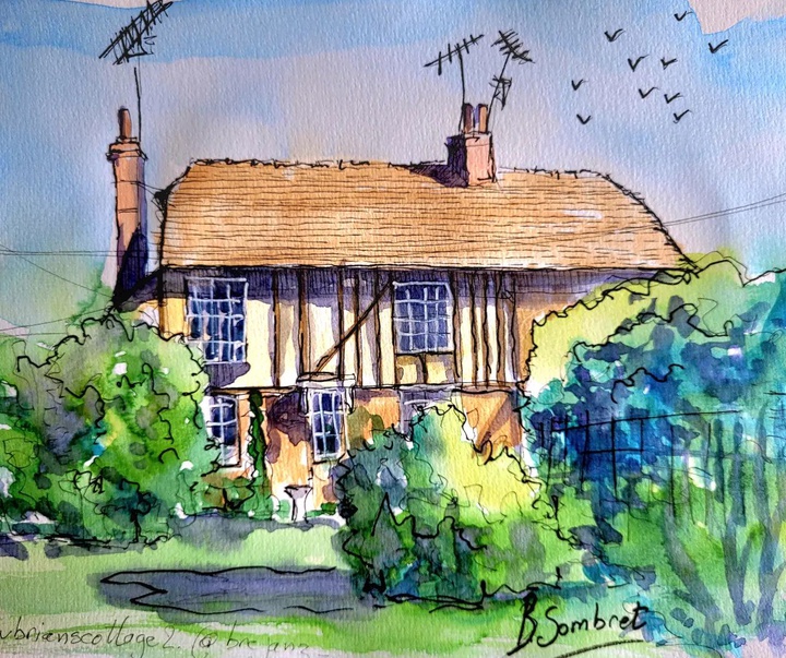Gallery of  Drawing & Watercolor painting by Bernard Sombret-France