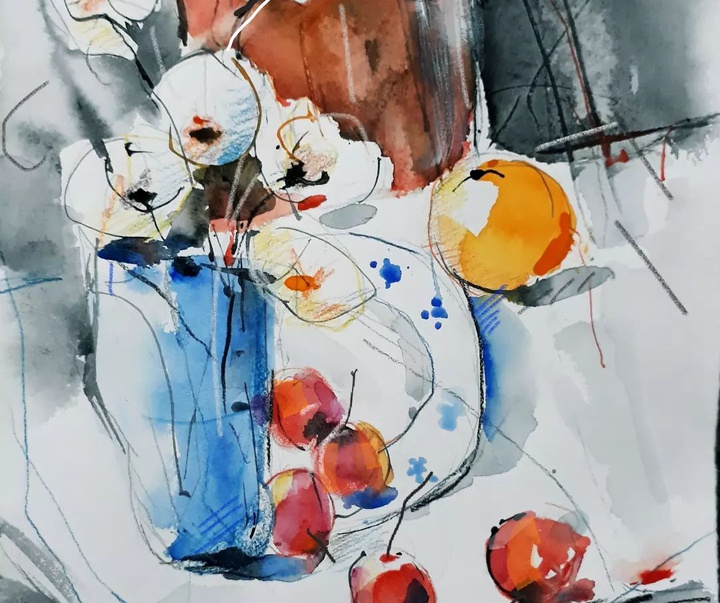 Gallery of Watercolor painting by Mahmoud Nateghi-Iran