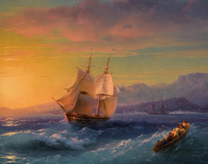 Gallery of Painting by Ivan Constantinovich Aivazovsky - Russia