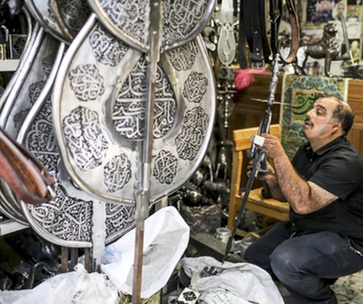 Gallery of Modern Art -  Alam Making (Symbolic art of Ashura) - Ashura Art