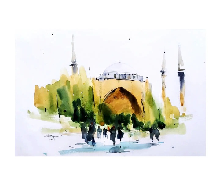 Gallery of Watercolor painting by Neda Ranjbar- Iran