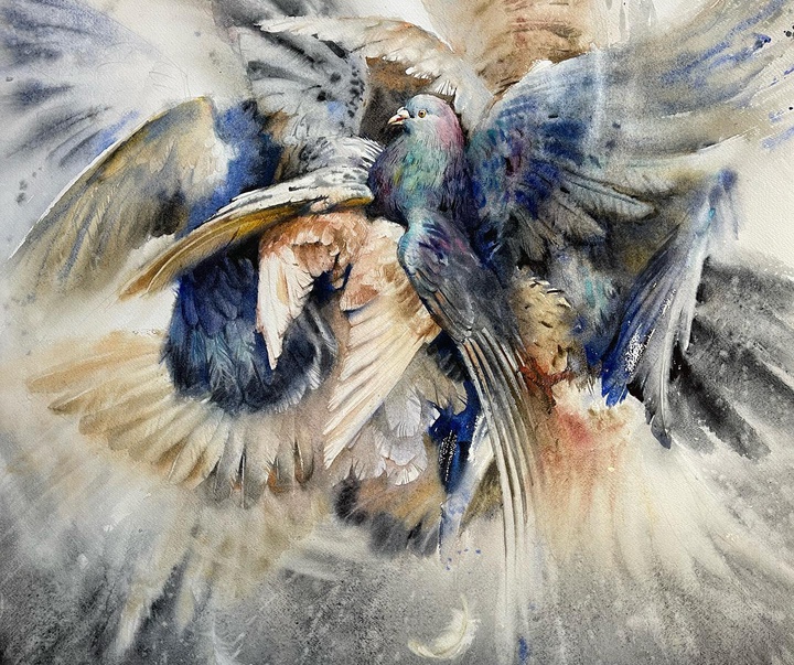 Gallery of Watercolor Painting by Samira Yanushkova- Ukraine