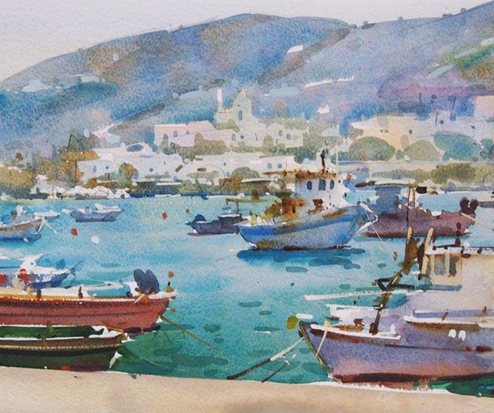 Gallery of Watercolor Painting by Geoffrey Wynne-UK