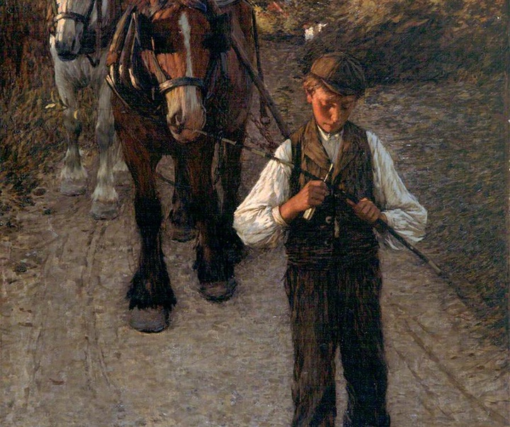 Gallery of Painting by Henry Herbert La Thangue-UK