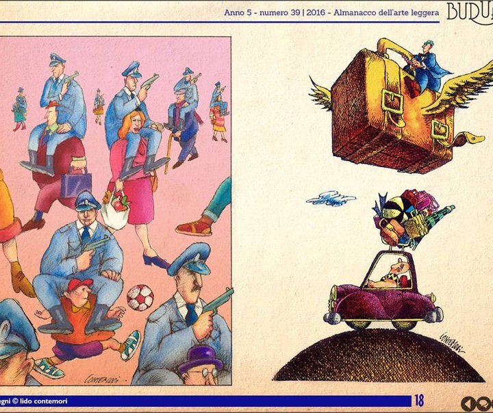 Gallery of Cartoons by Lido Contemori-Italy
