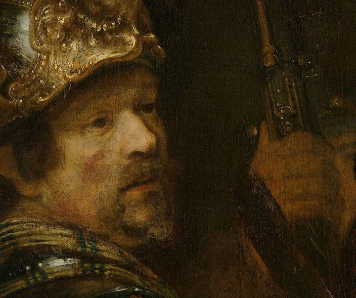 Gallery of The Night Watch details by Rembrandt