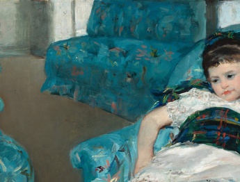 The Little Girl with the Blue Armchair, a fresh expression of Mary Cassatt's relationship with the Impressionist style