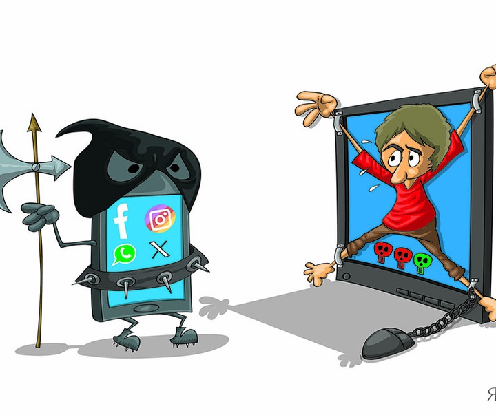 First Selection of the International Cartoon Contest “Terror Online”