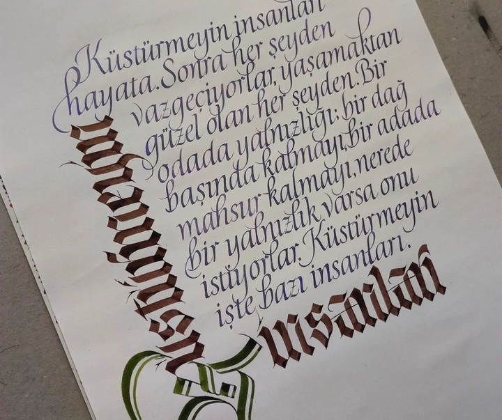Gallery of Calligraphy by Hasan Hüseyin UYAN - Türkiye