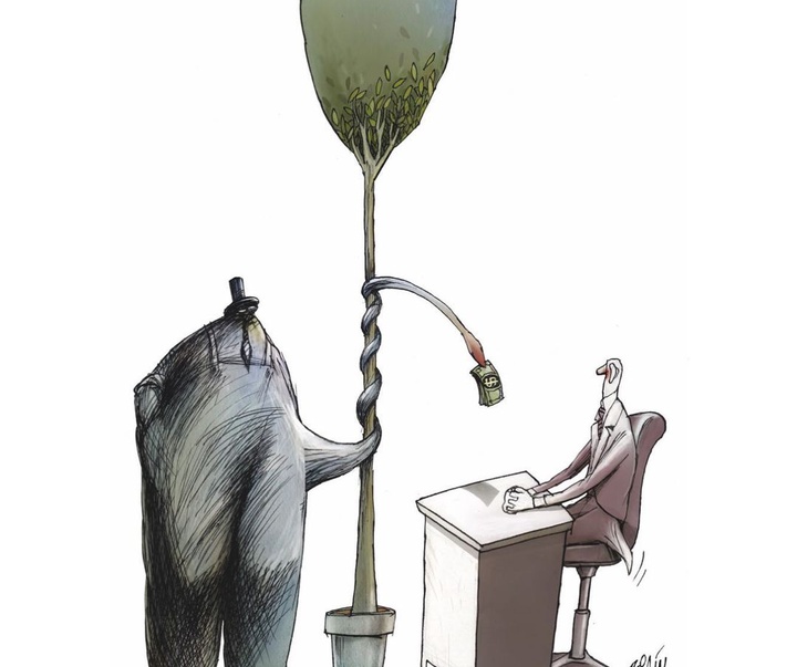 Gallery of cartoon by Angel Boligán from cuba