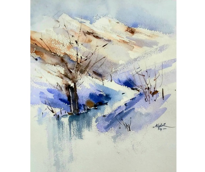 Gallery of Watercolor painting by Neda Ranjbar- Iran