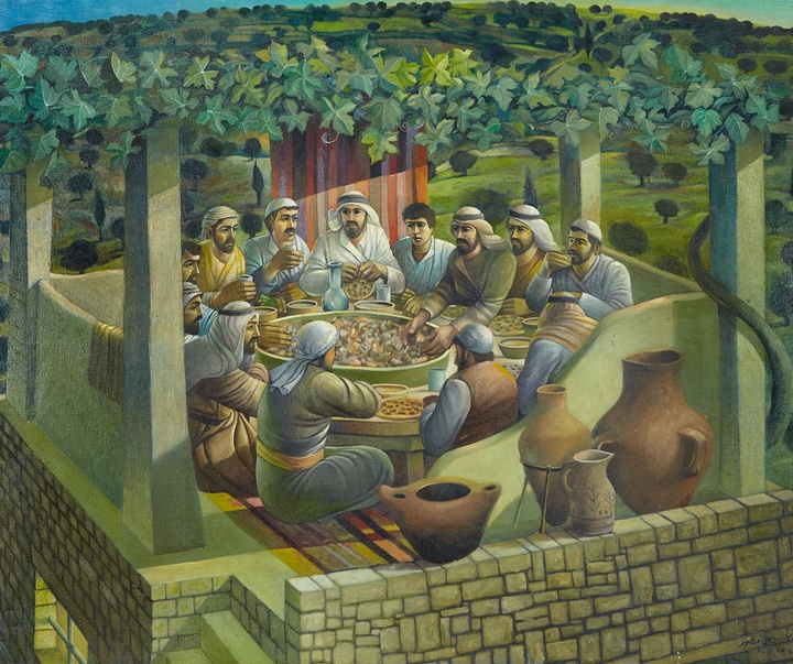 Gallery of Painting by Sliman Mansour - Palestine
