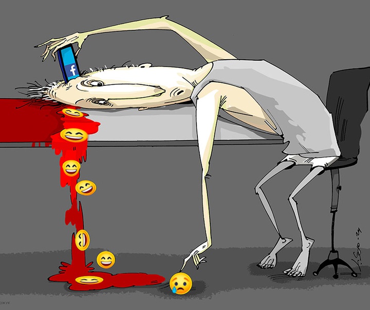 First Selection of the International Cartoon Contest “Terror Online”