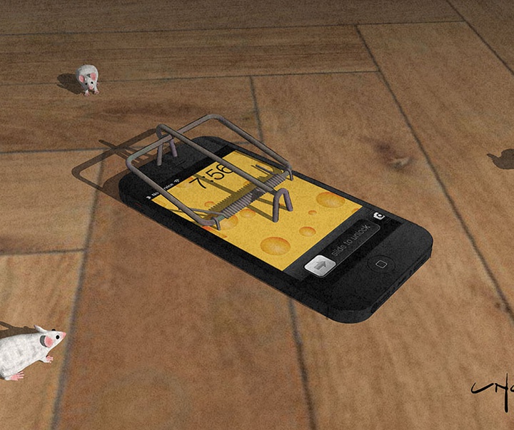 First Selection of the International Cartoon Contest “Terror Online”