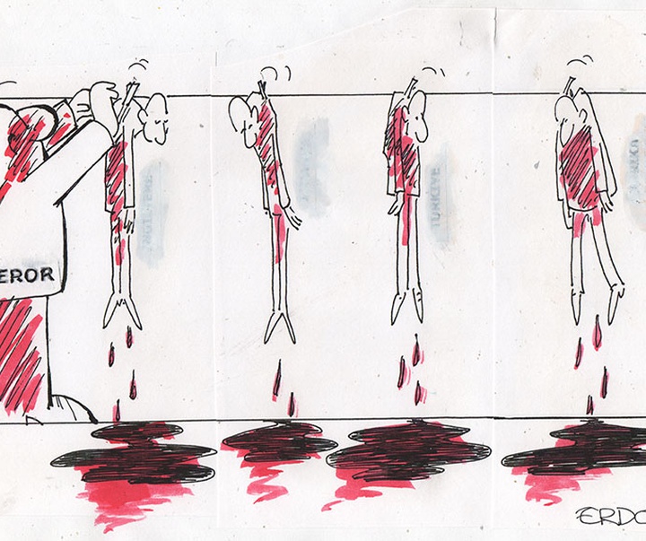 First Selection of the International Cartoon Contest “Terror Online”