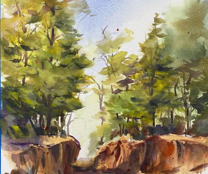 Gallery of Watercolor painting by Tere Lojero-Mexico