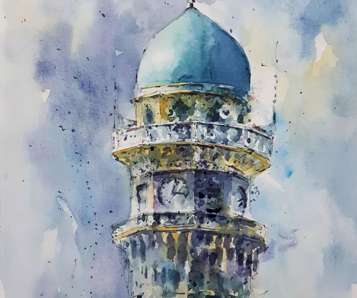 Gallery of Watercolor painting by Alireza Tabatabaee