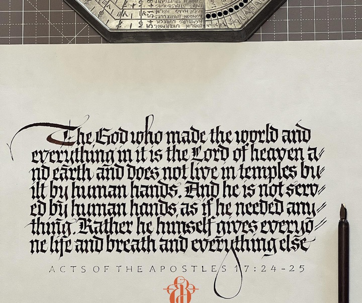 Gallery of Calligraphy by Emmanuel Buron - Canada