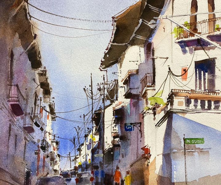 Gallery of Watercolor painting by Tere Lojero-Mexico