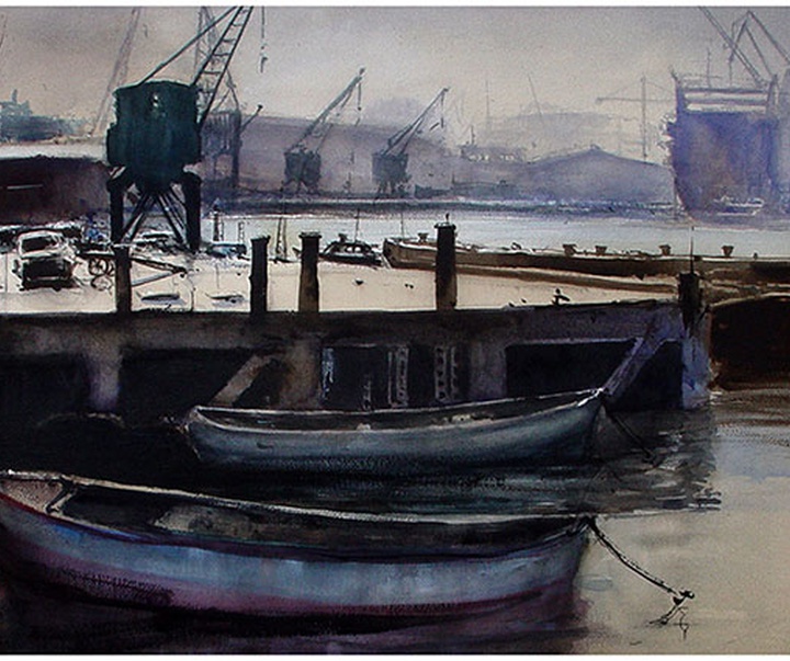 Gallery of Watercolor by Ricardo Azkargorta Celaya-Spain