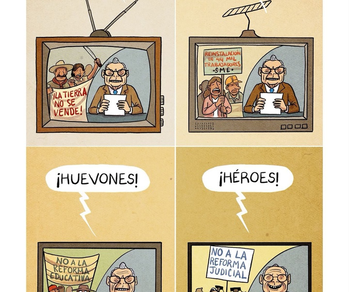 Gallery of political Cartoon by Monero Chelo-Mexico