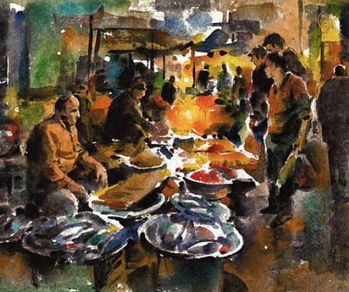 Gallery of Watercolor Painting "Mahmoud Samandarian"