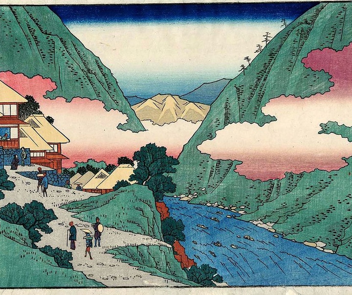 Gallery of traditional paintings of Utagawa Hiroshige- Japan