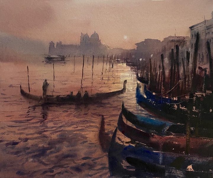 Gallery of Watercolor painting by Francisco Castro-Espain