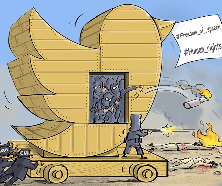 First Selection of the International Cartoon Contest “Terror Online”