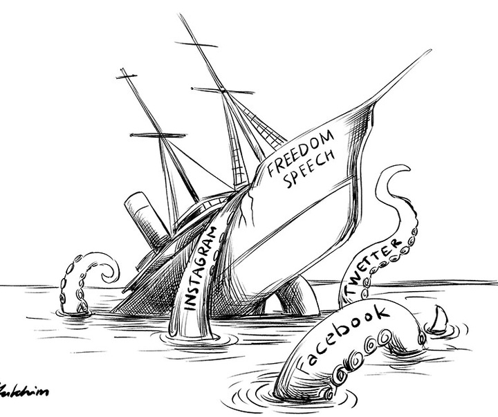 First Selection of the International Cartoon Contest “Terror Online”