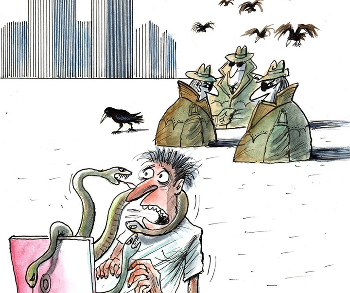 First Selection of the International Cartoon Contest “Terror Online”