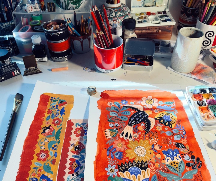 Gallery of Illustration by Dinara Mirtalipova - Uzbekistan