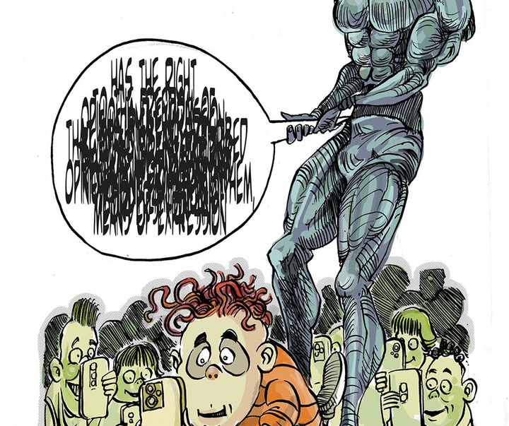 First Selection of the International Cartoon Contest “Terror Online”