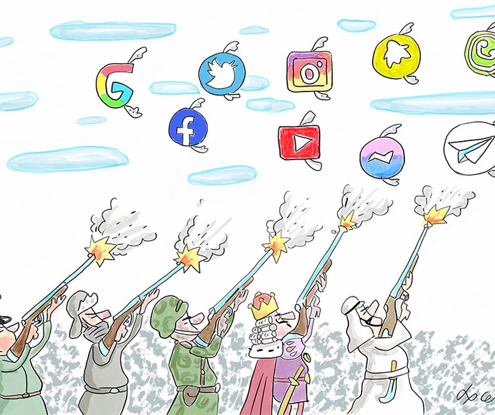 First Selection of the International Cartoon Contest “Terror Online”